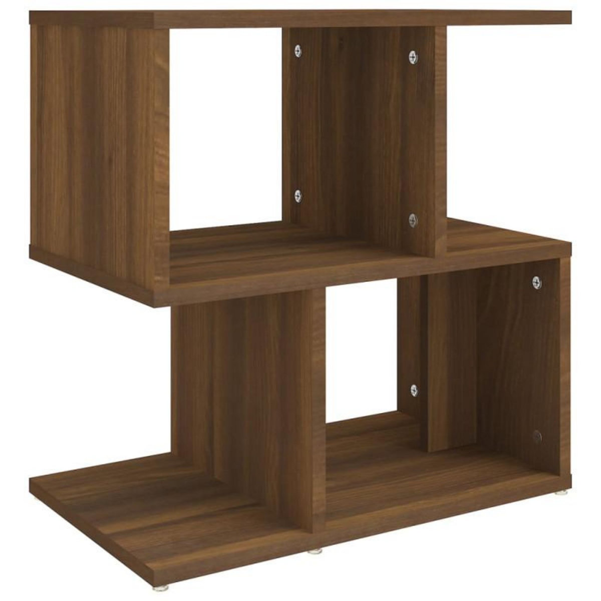 VIDAXL Table de chevet Chêne marron 50x30x51,5 cm Bois d ingénierie