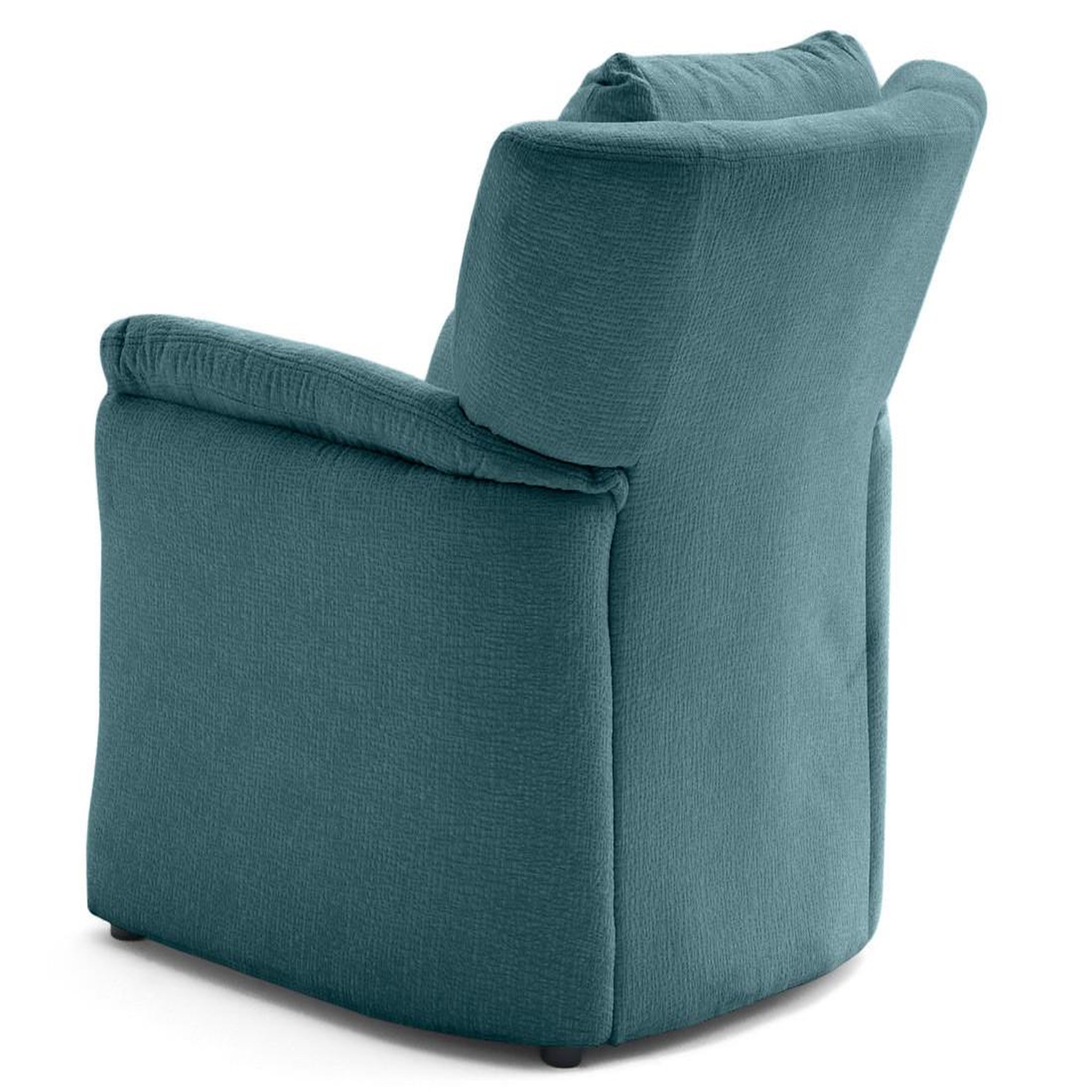 Voir la diapositive 6 : LISA DESIGN Bastille - fauteuil en tissu velours relief