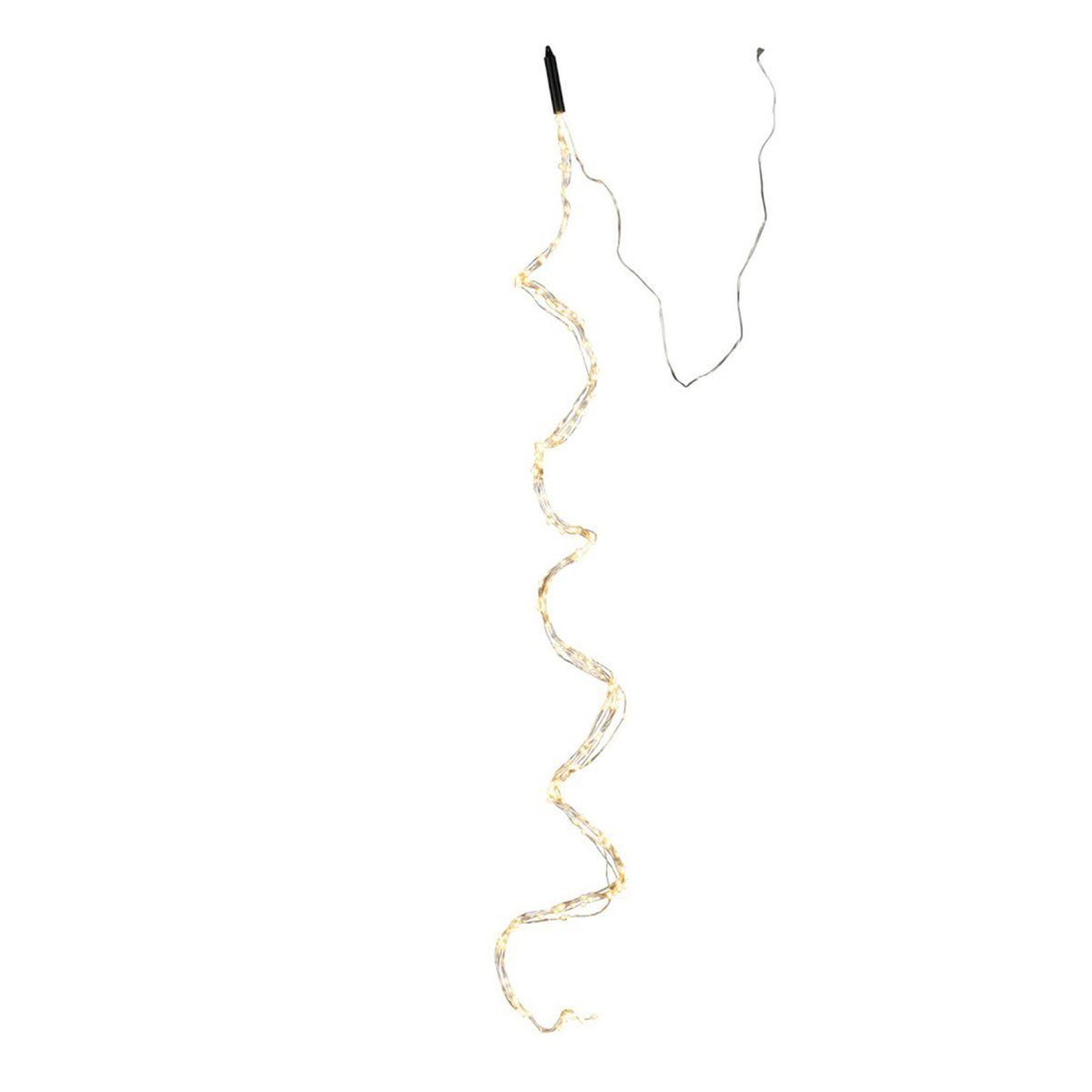 Voir la diapositive 2 : J-LINE Guirlande lumineuse  200 led  12cm blanc chaud