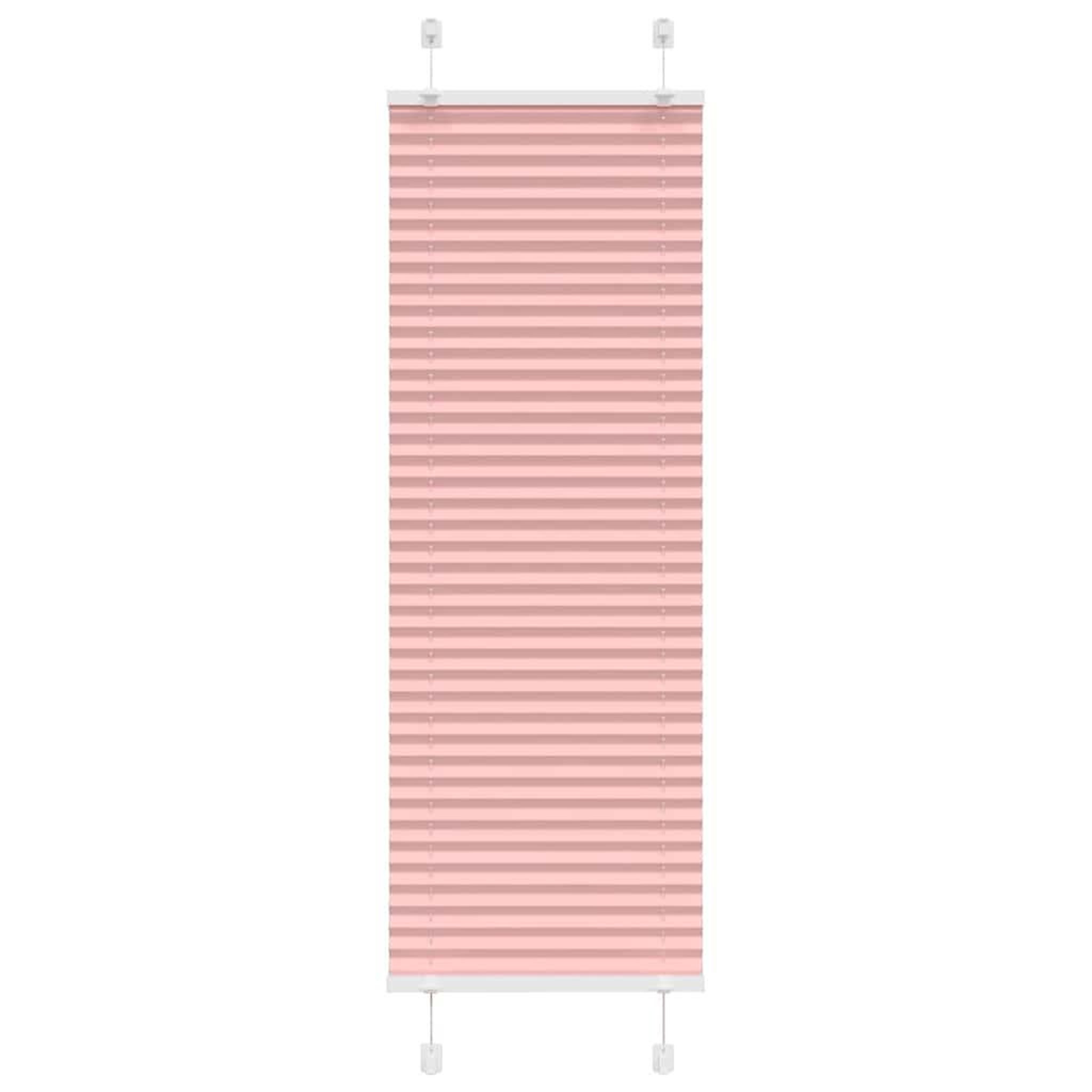 VIDAXL Store plisse rose 40x150 cm largeur du tissu 39,4 cm polyester