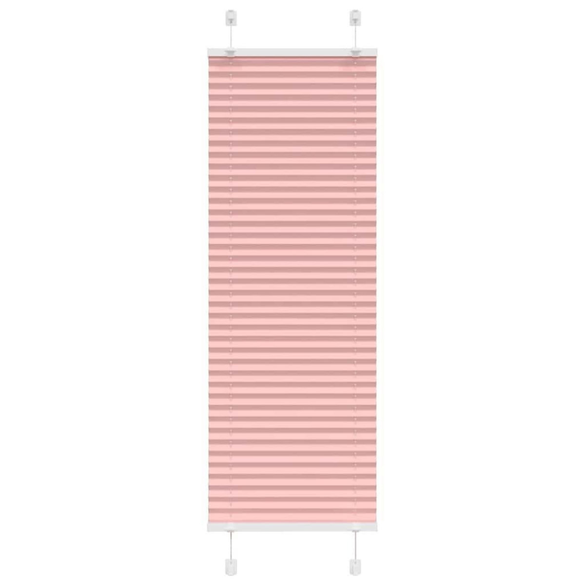 VIDAXL Store plisse rose 40x150 cm largeur du tissu 39,4 cm polyester
