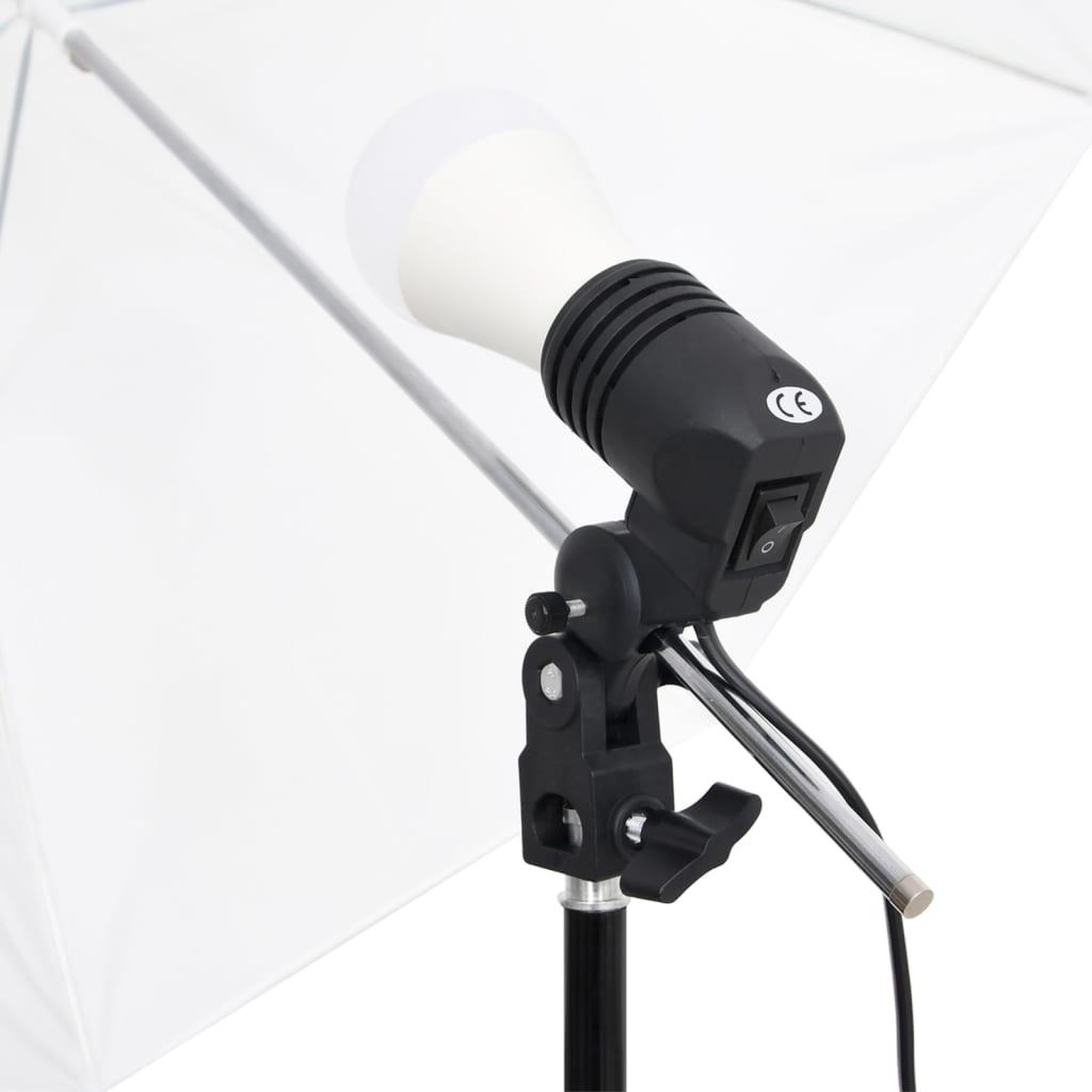 Voir la diapositive 3 : VIDAXL Kit de studio photo avec eclairage et toile de fond