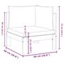 Voir la diapositive 6 : VIDAXL Canape d'angle de jardin avec coussins bois massif d'acacia