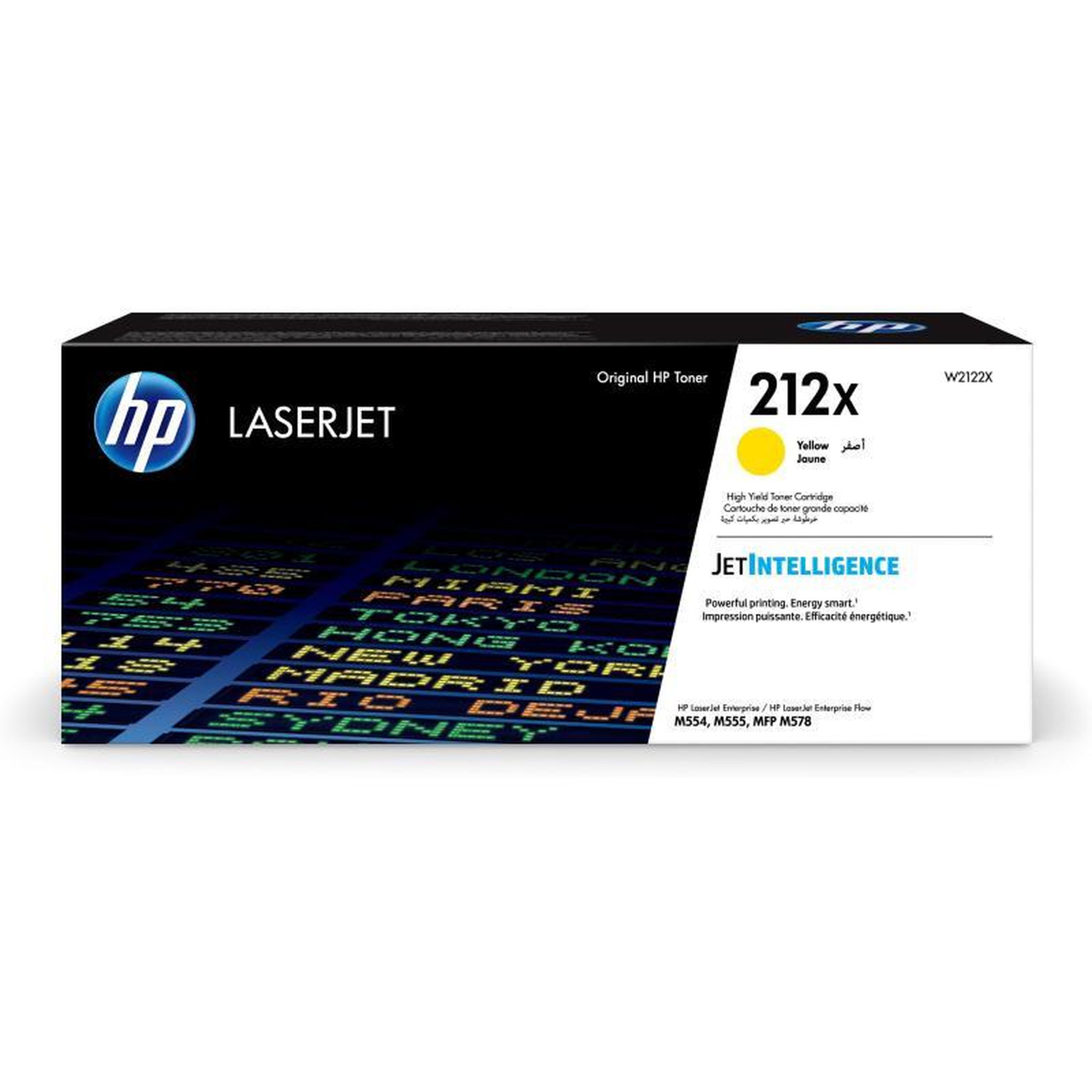 Voir la diapositive 2 : HP HP 212X Hohe Ergiebigkeit Gelb Tonerpatrone (W2122X)