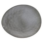 Paris Prix Lot de 6 Assiettes Plates  Au Grès  27cm Gris