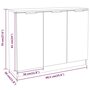 Voir la diapositive 6 : VIDAXL Buffet Sonoma gris 90,5x30x70 cm Bois d'ingenierie