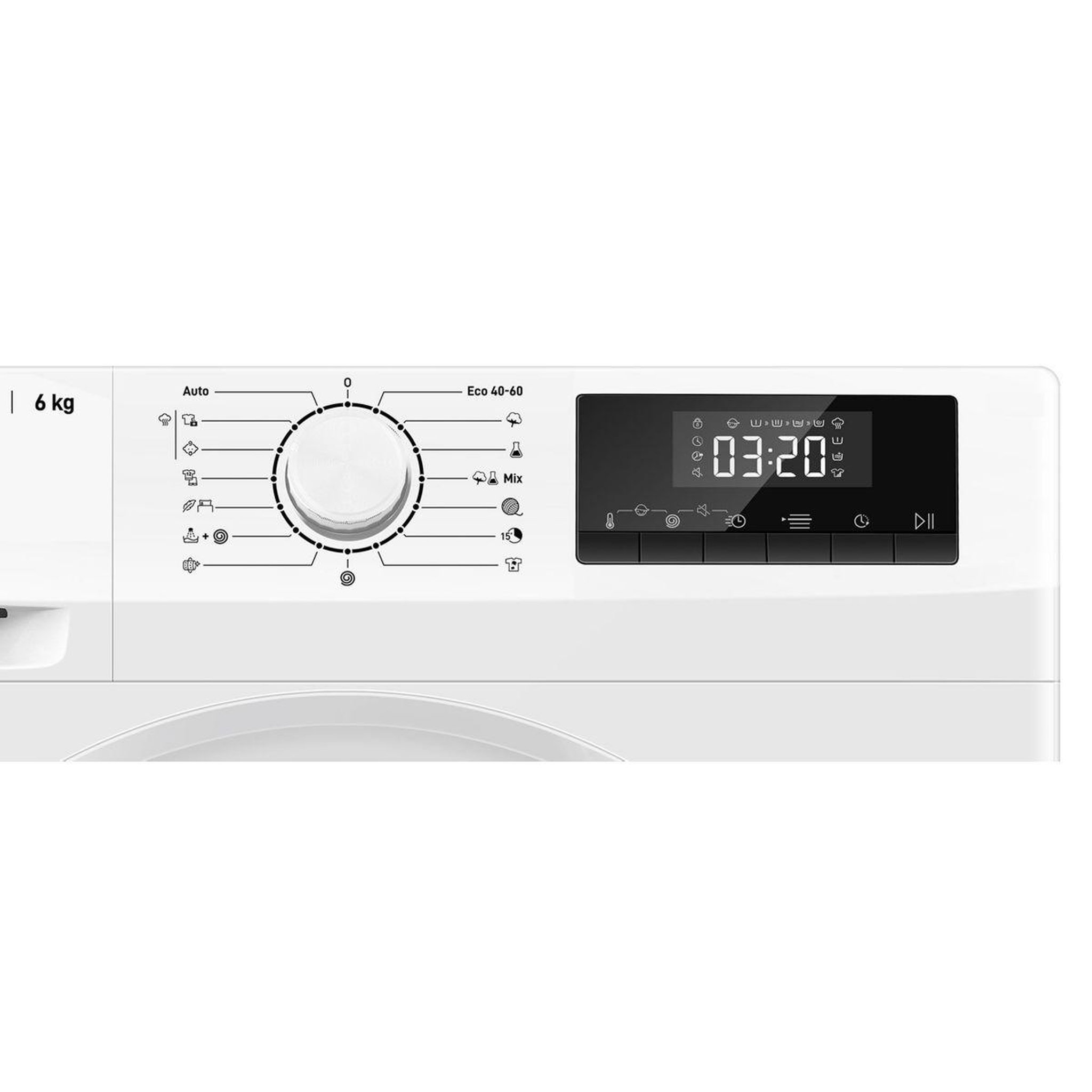 Voir la diapositive 2 : Listo Lave linge compact lf612-l5b