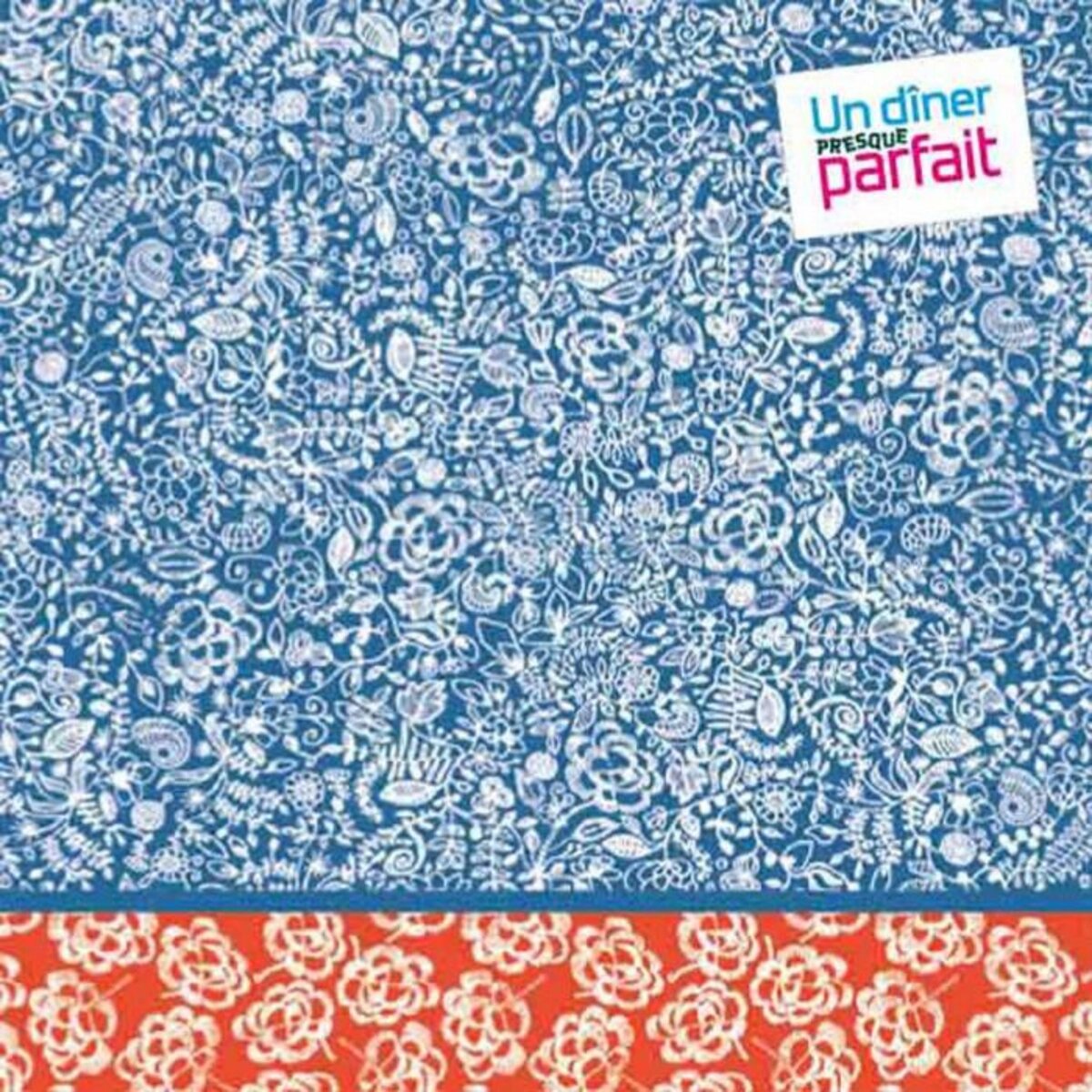 Paris Prix Lot de 20 Serviettes en Papier  Japan  38x38cm Bleu