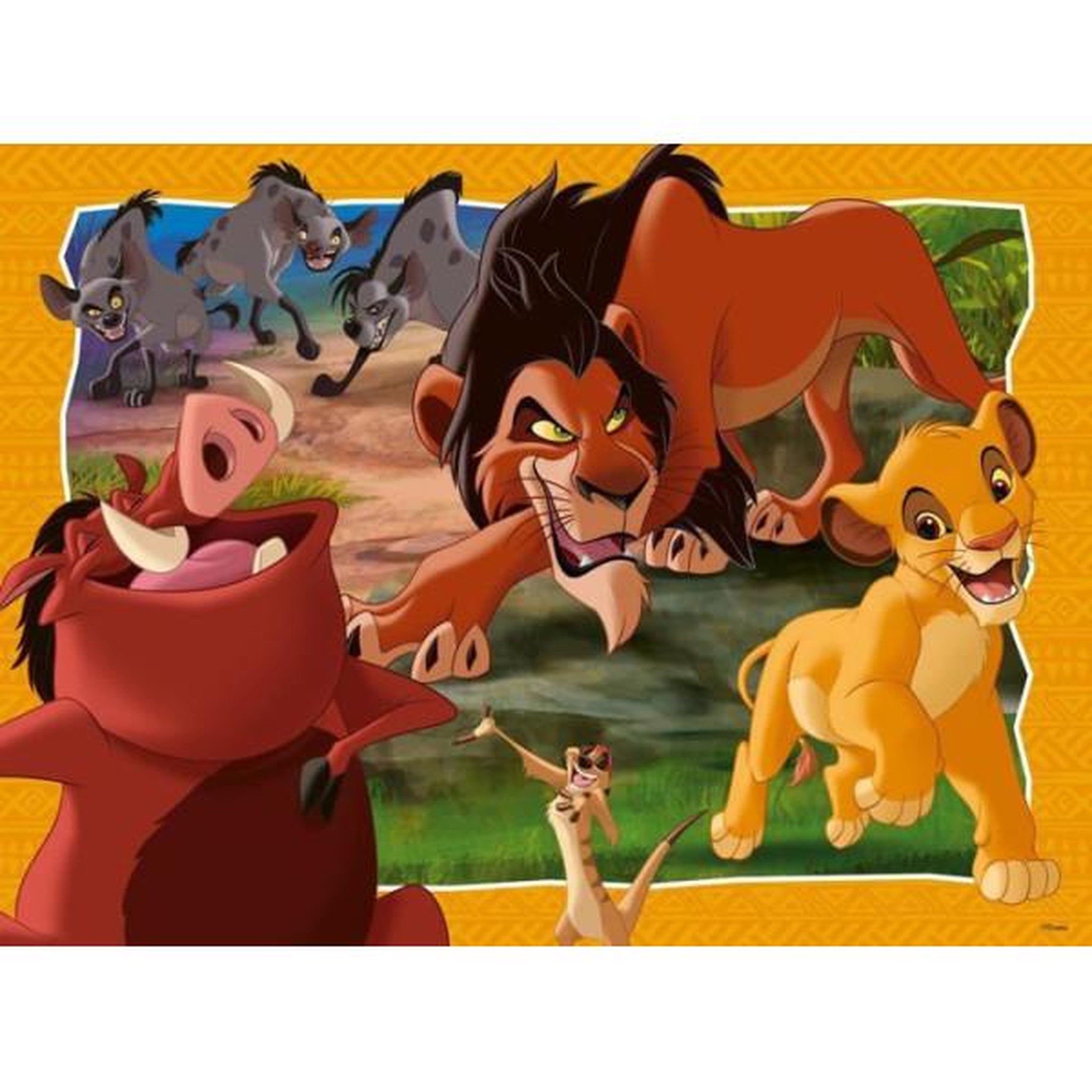 Voir la diapositive 3 : RAVENSBURGER Puzzle 200 p xxl hakuna matata - disney le roi lion-des 8 ans ravensburger
