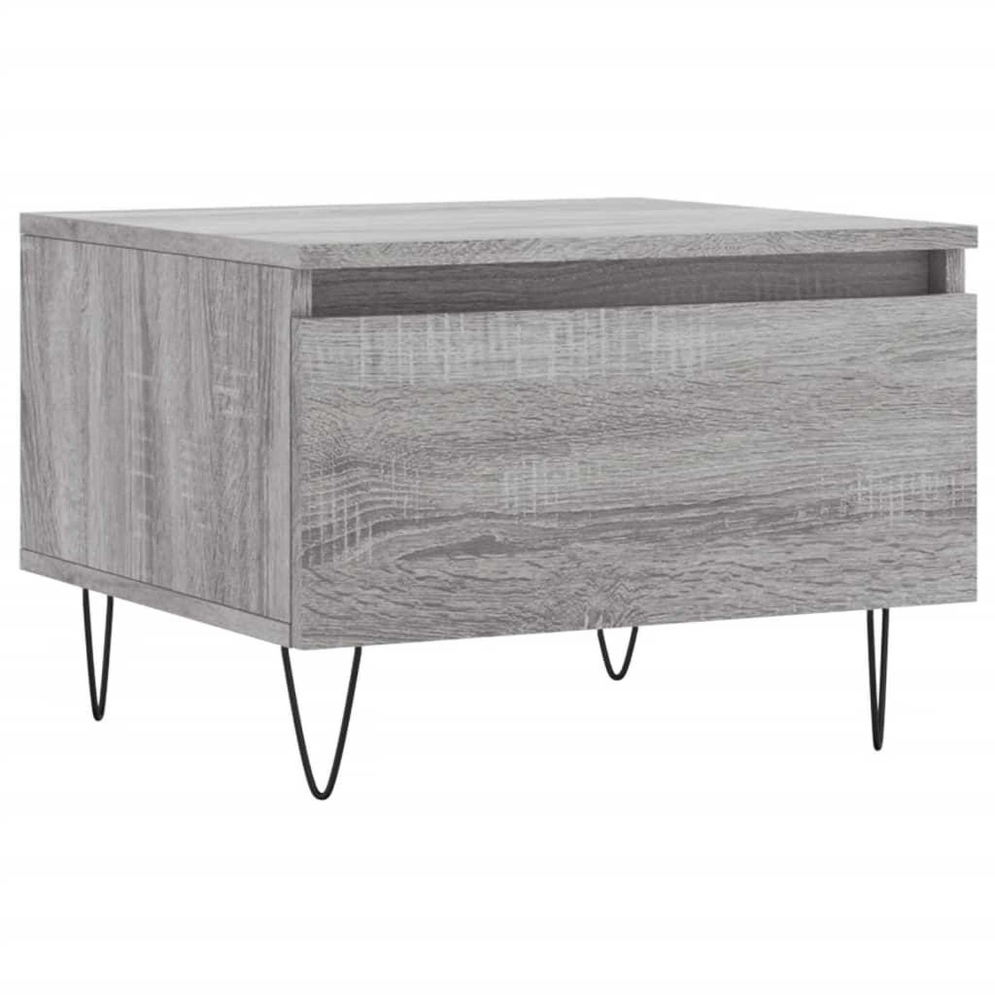 Voir la diapositive 5 : VIDAXL Tables basses 2 pcs sonoma gris 50x46x35 cm bois d'ingenierie