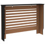 Voir la diapositive 5 : VIDAXL Cache-radiateur noir 112x19x81,5 cm MDF
