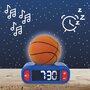 Voir la diapositive 2 : Lexibook Réveil avec veilleuse Basketball en 3D