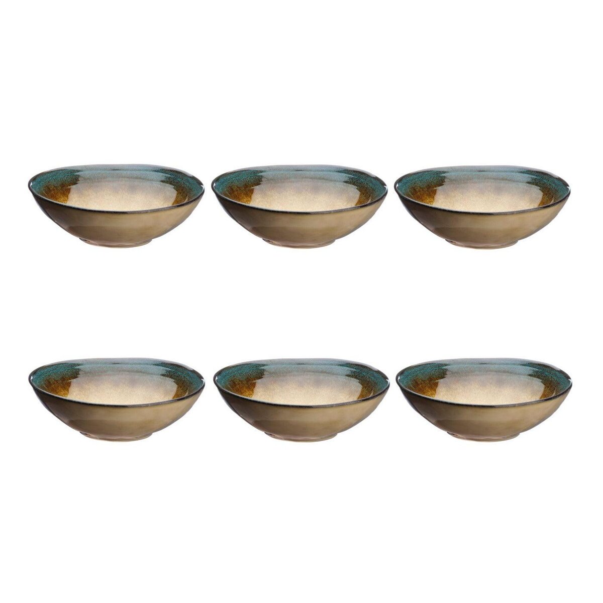 BJORN Bol ISLAND Ø20cm - 6 pièces - Terre et mer