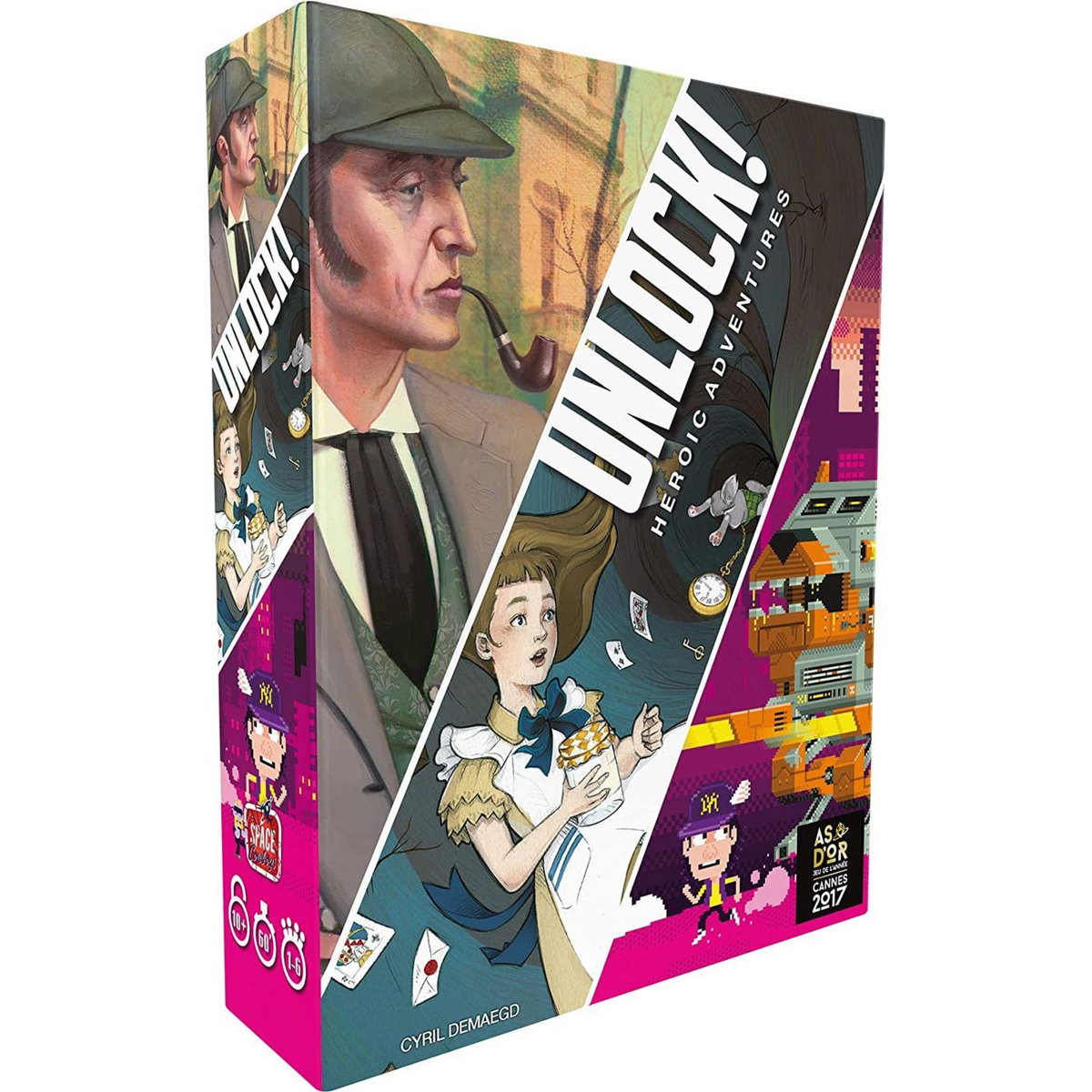 ASMODEE Jeu Unlock! Heroic Adventures