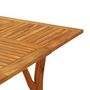 Voir la diapositive 5 : VIDAXL Table de jardin 85x85x75 cm Bois d'acacia solide