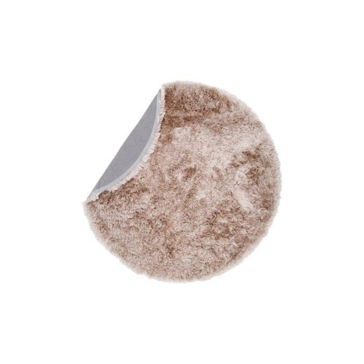 Paris Prix Tapis Rond Design  Grace  200cm Beige