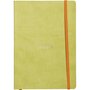 CLAIREFONTAINE Carnet soft cover à élastique 14.8x21cm 160 pages-vert