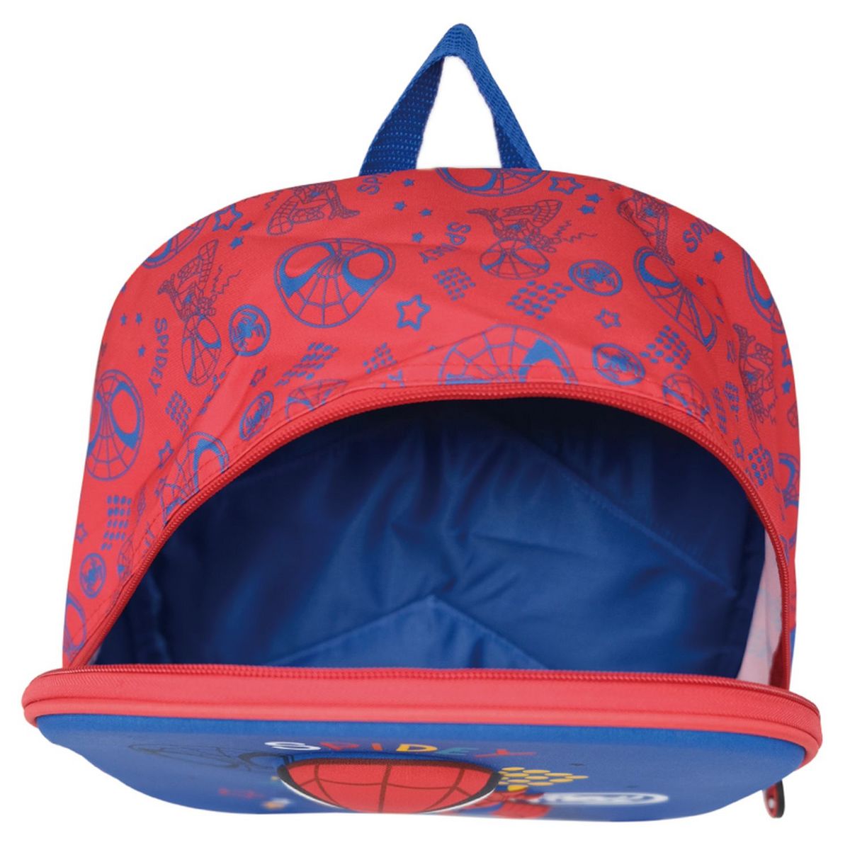 MARVEL Sac maternelle 3D bleu Spiderman