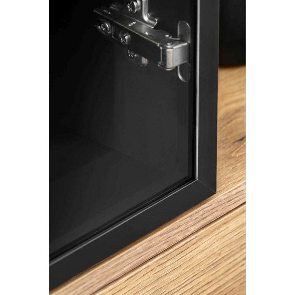 Paris Prix Ensemble Meuble TV Design  Cruz  280cm Noir & Naturel