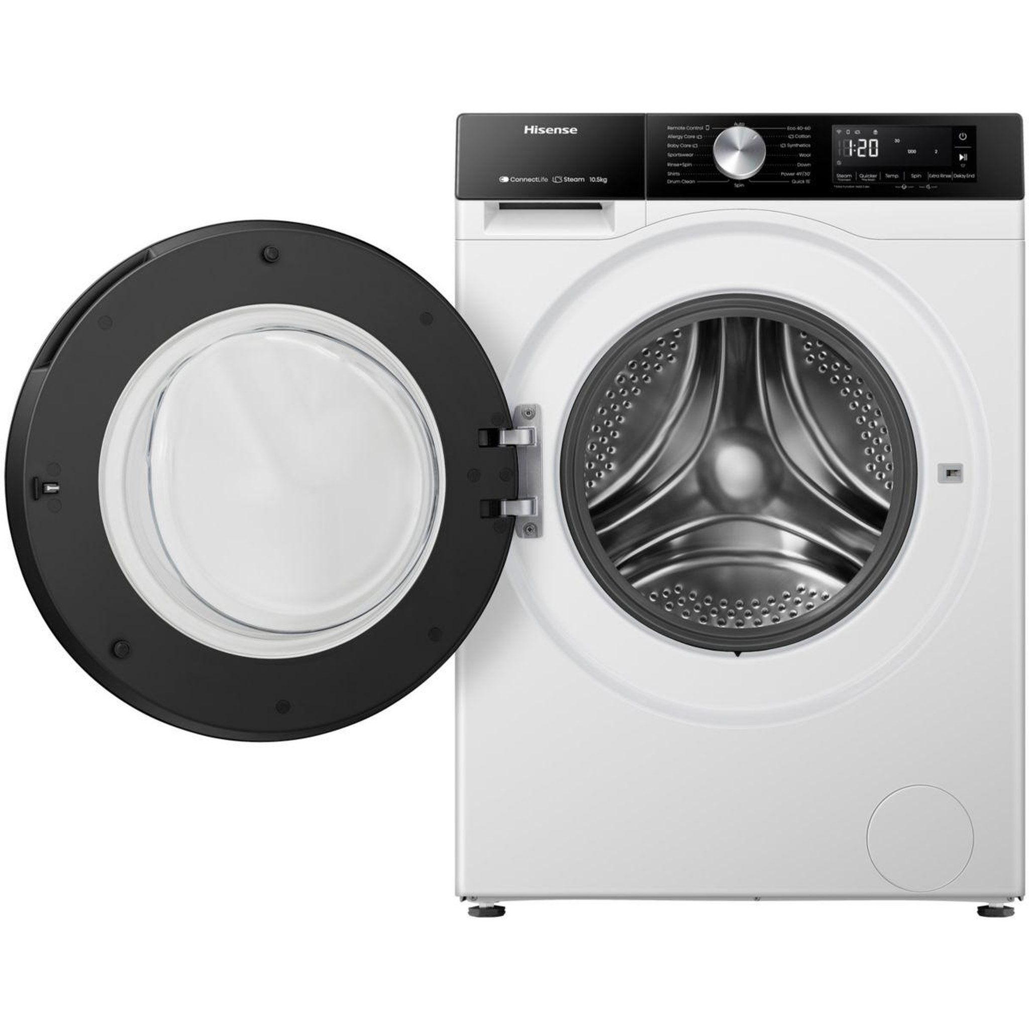 Voir la diapositive 2 : Hisense Lave linge hublot wf3s1045bw3