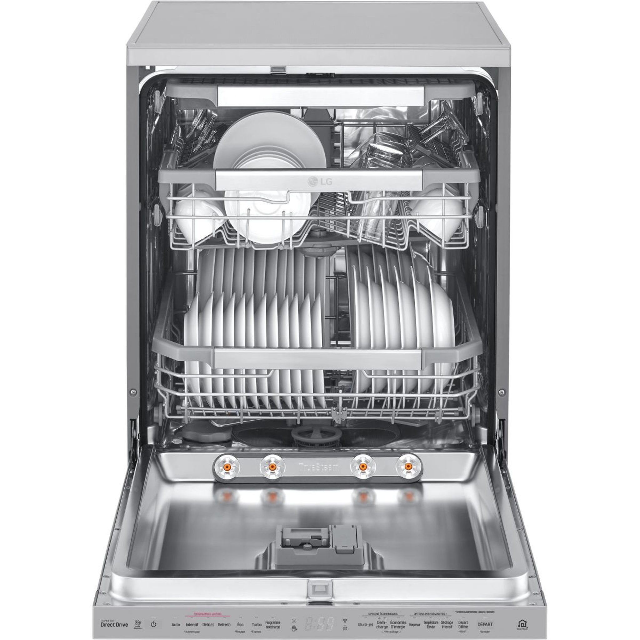 Voir la diapositive 6 : LG Lave vaisselle 60 cm DF425HSS DirectDrive Truesteam