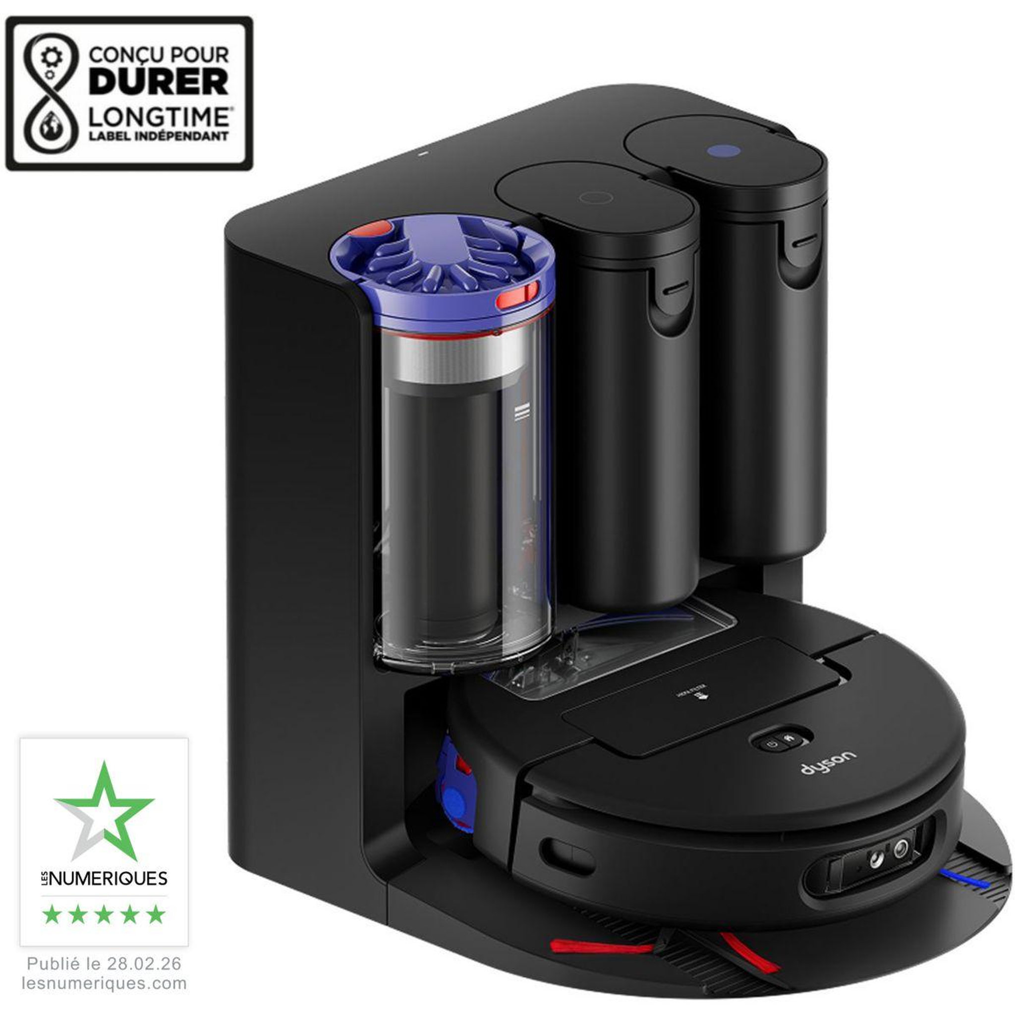 Dyson Robot aspirateur laveur spot+scrub ai