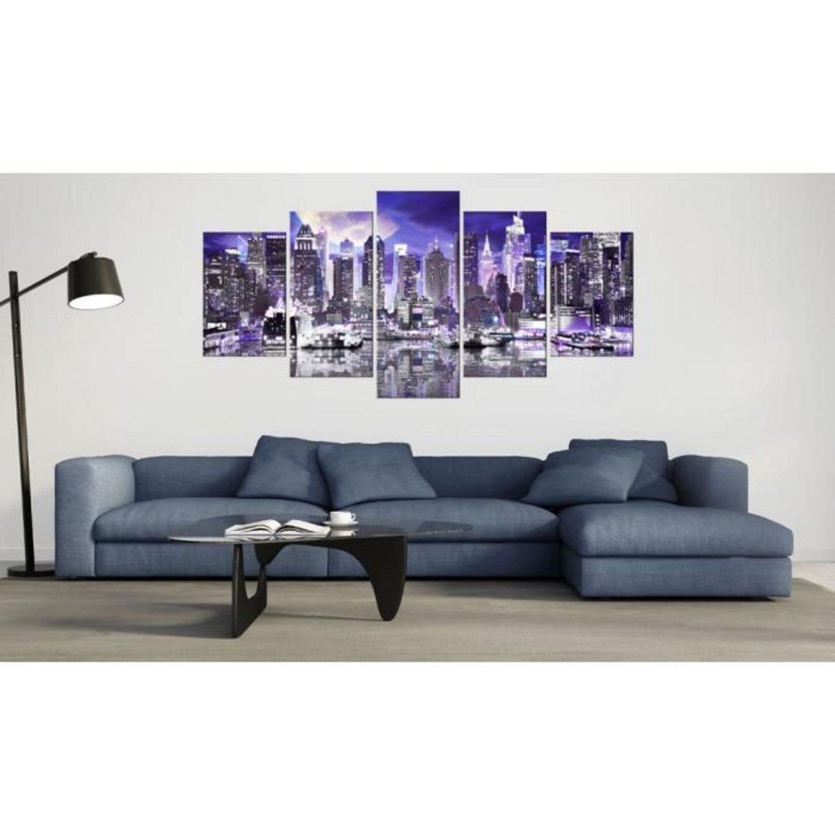 Paris Prix Tableau Imprimé  Moonlit Night in New York City