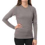 JACQUELINE DE YONG T Shirt Manches  ongues  Femme JDY Suma. Coloris disponibles : Gris