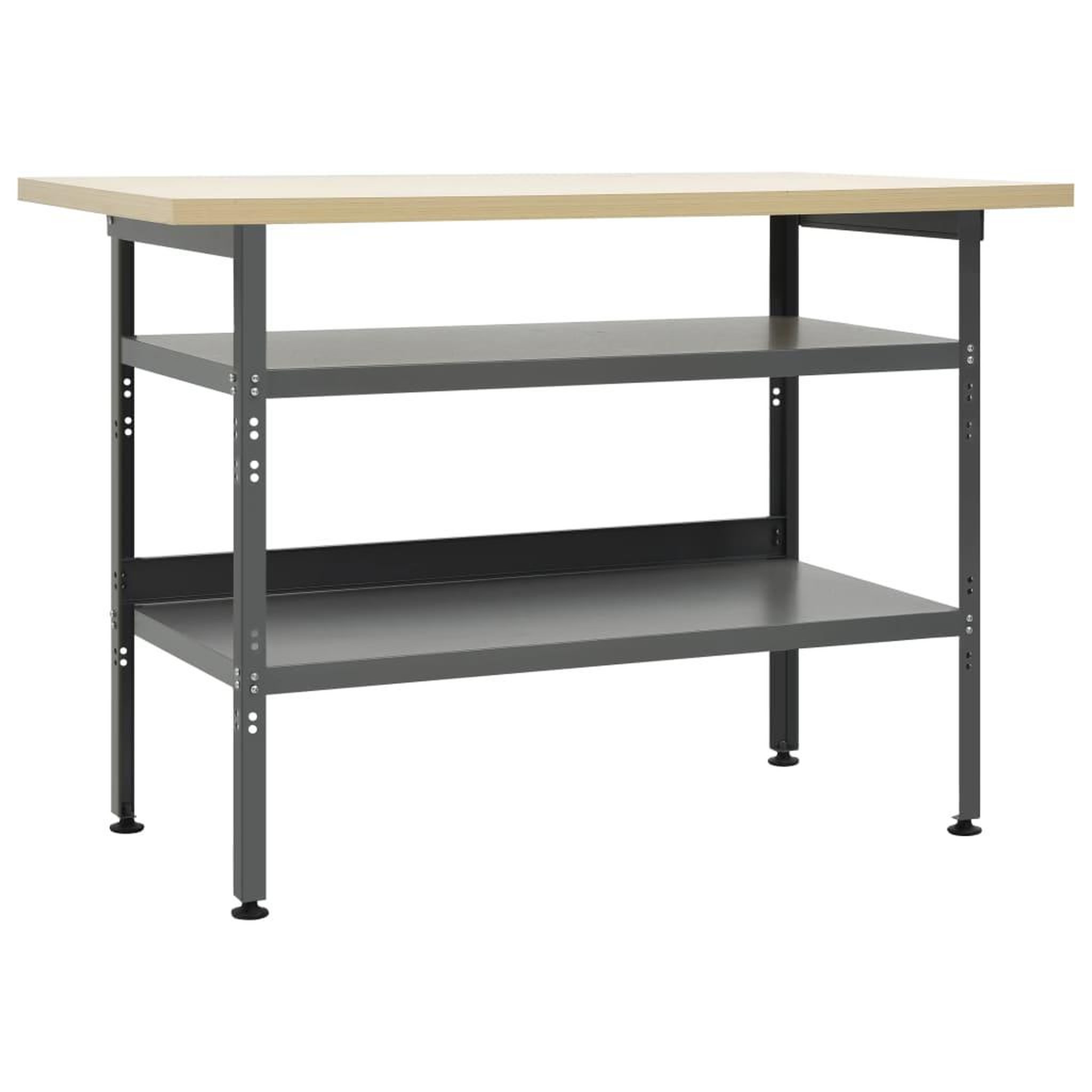 VIDAXL Etabli Gris 120x60x85 cm Acier