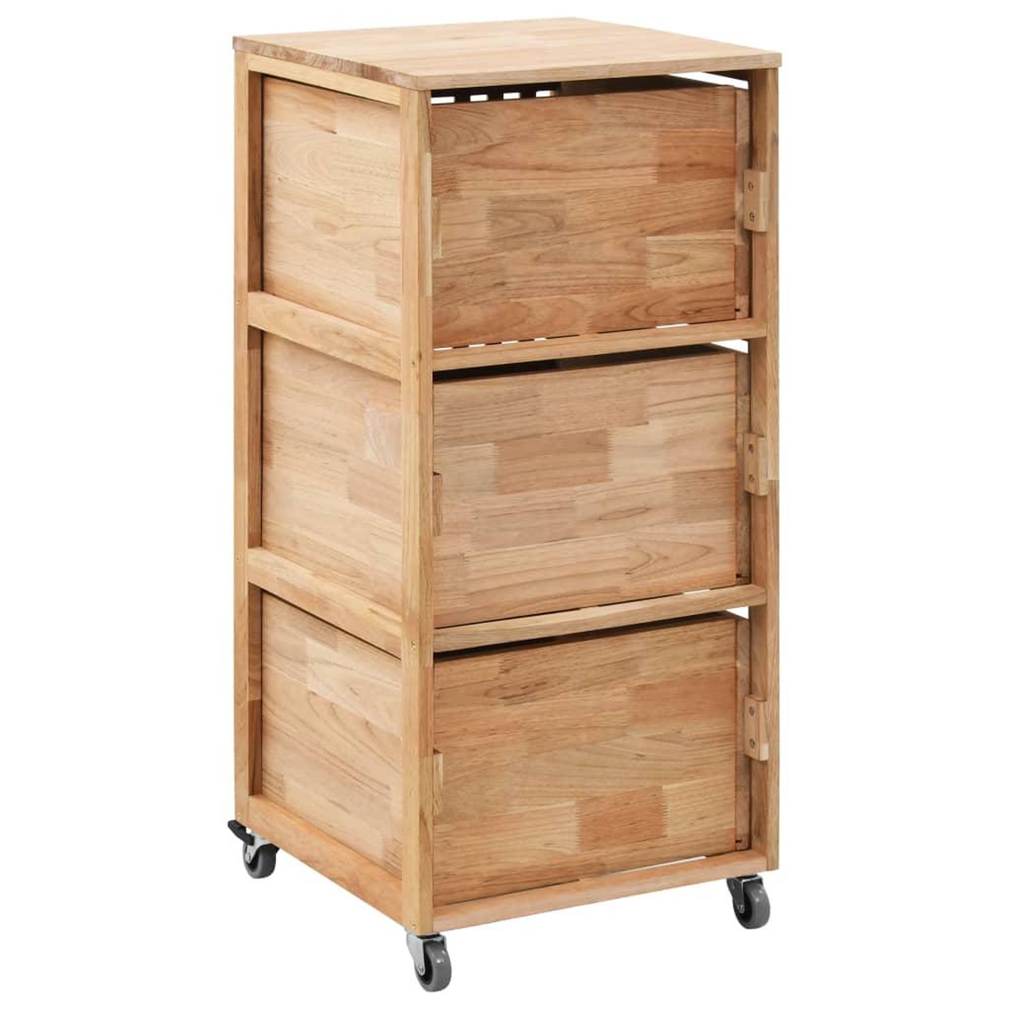 Voir la diapositive 4 : VIDAXL Armoire de salle de bains 41x41x91 cm bois de noyer massif