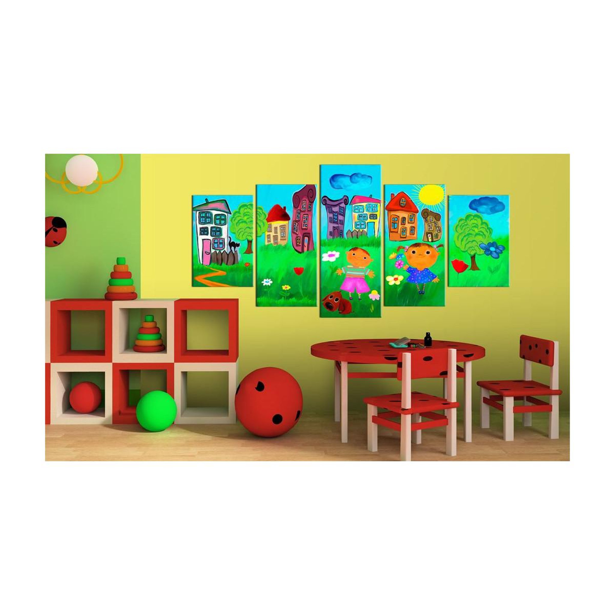 Voir la diapositive 2 : Paris Prix Tableau imprimé  enfance insouciante