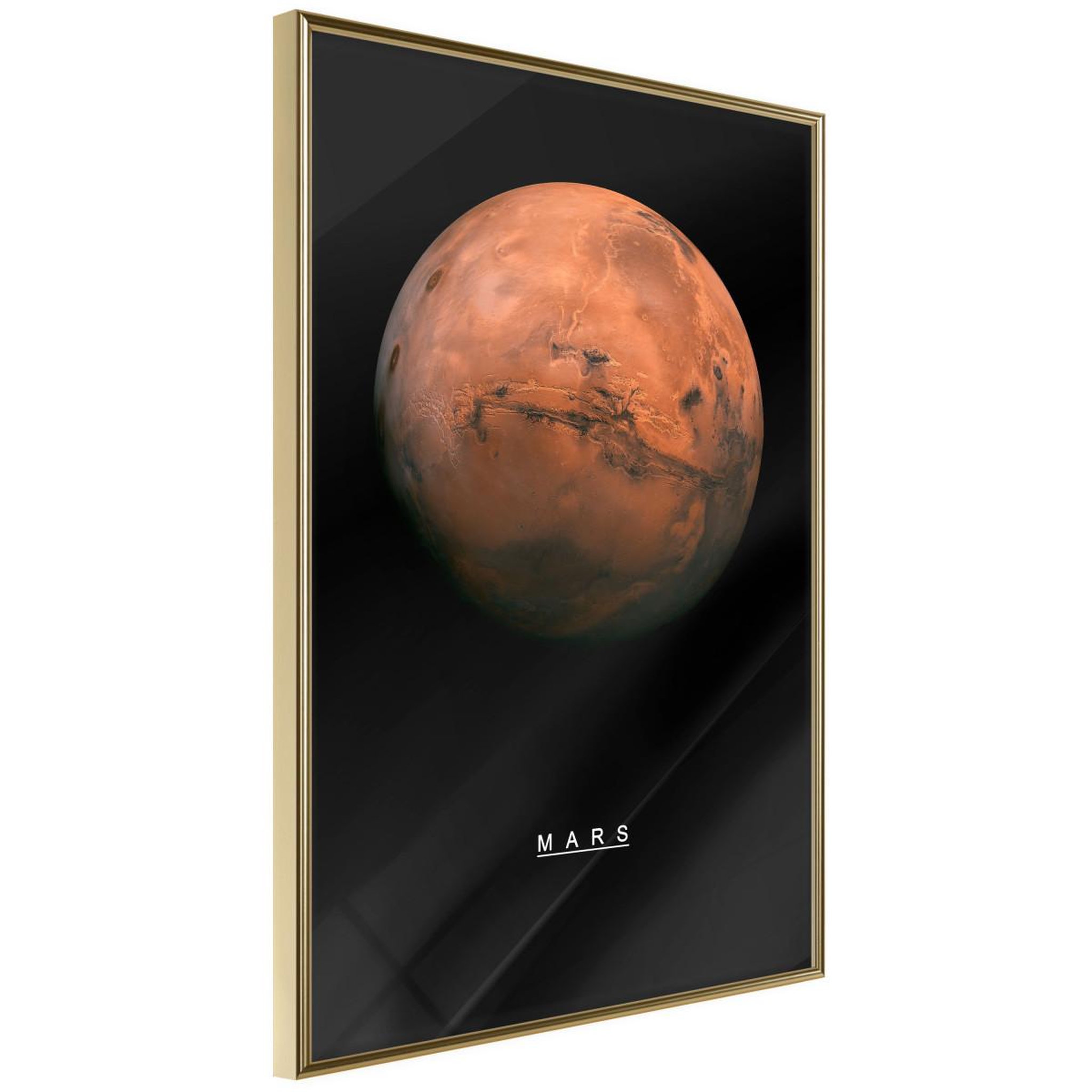 Voir la diapositive 1 : Paris Prix Affiche murale encadrée  the solar system mars