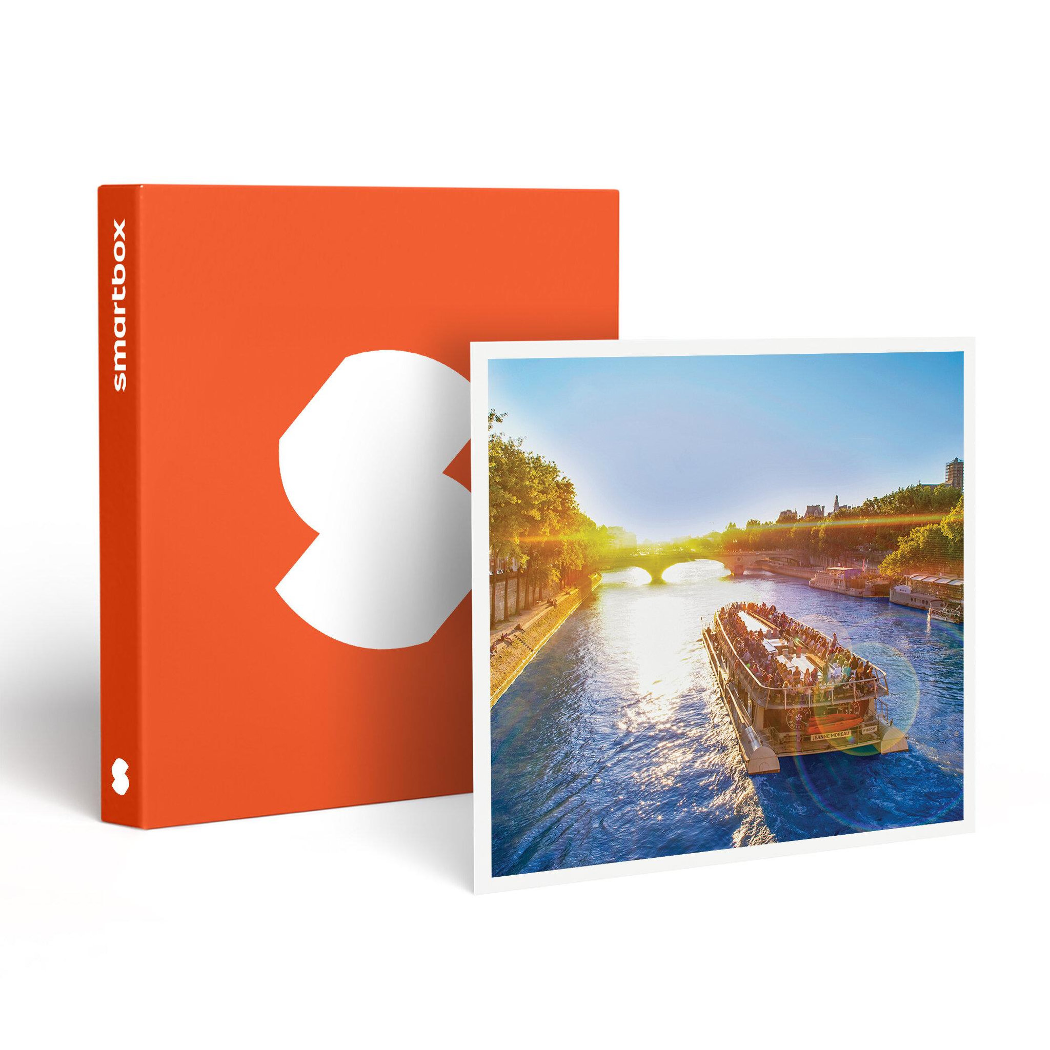 Smartbox 1 journée d'accès au bus hop on, hop off avec croisière sur la seine pour 2 - coffret cadeau sport & aventure