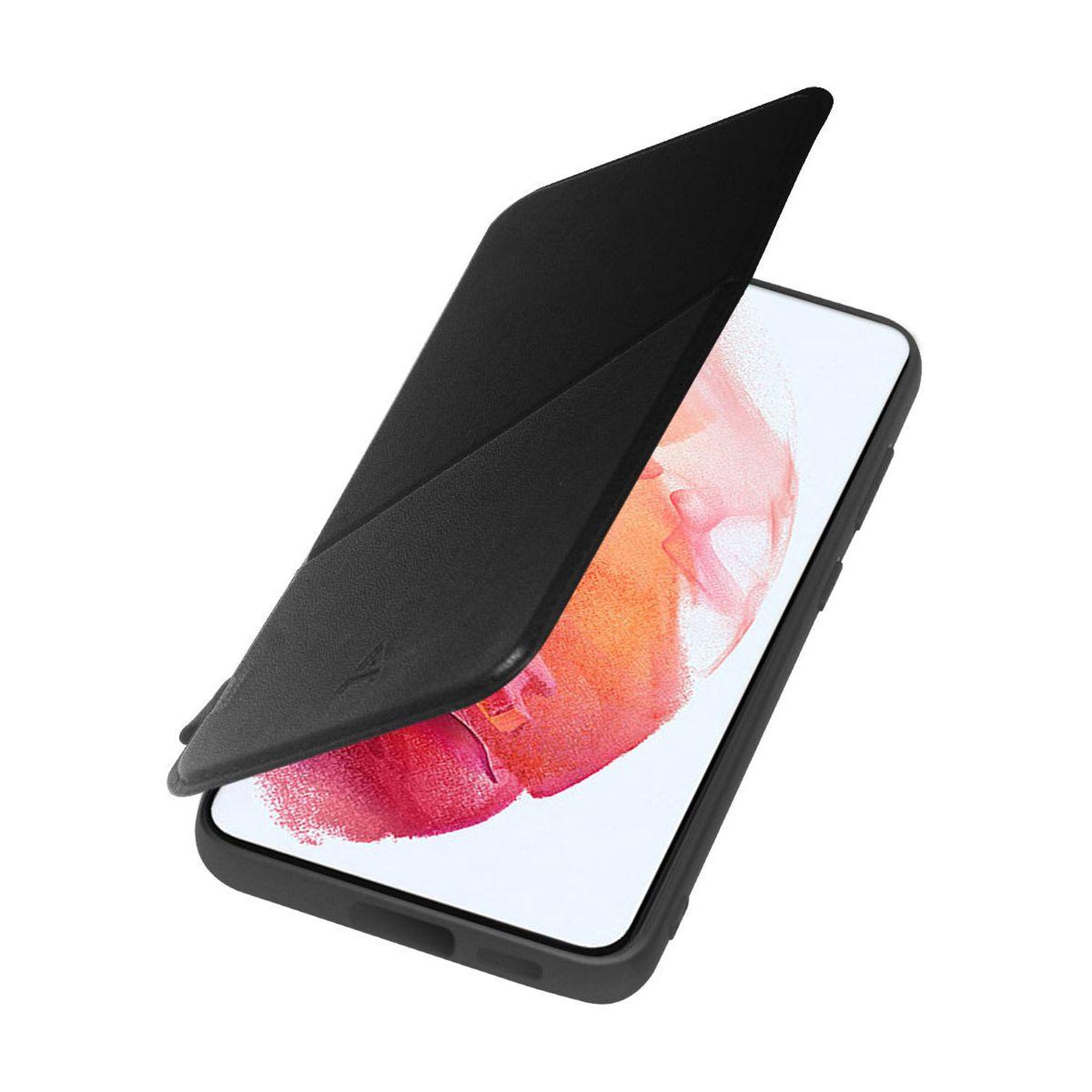 Voir la diapositive 1 : ADEQWAT Etui samsung s23 cuir noir