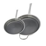 ELO Ensemble de Poêles de cuisson en inox Elo Relief Solution 24 cm et 32 cm