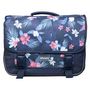 Voir la diapositive 2 : Bagtrotter BAGTROTTER Cartable 38 cm Offshore Hibiscus Fleurs Bleu