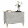 Voir la diapositive 4 : VIDAXL Table basse Gris beton 60x44,5x45 cm Bois d'ingenierie