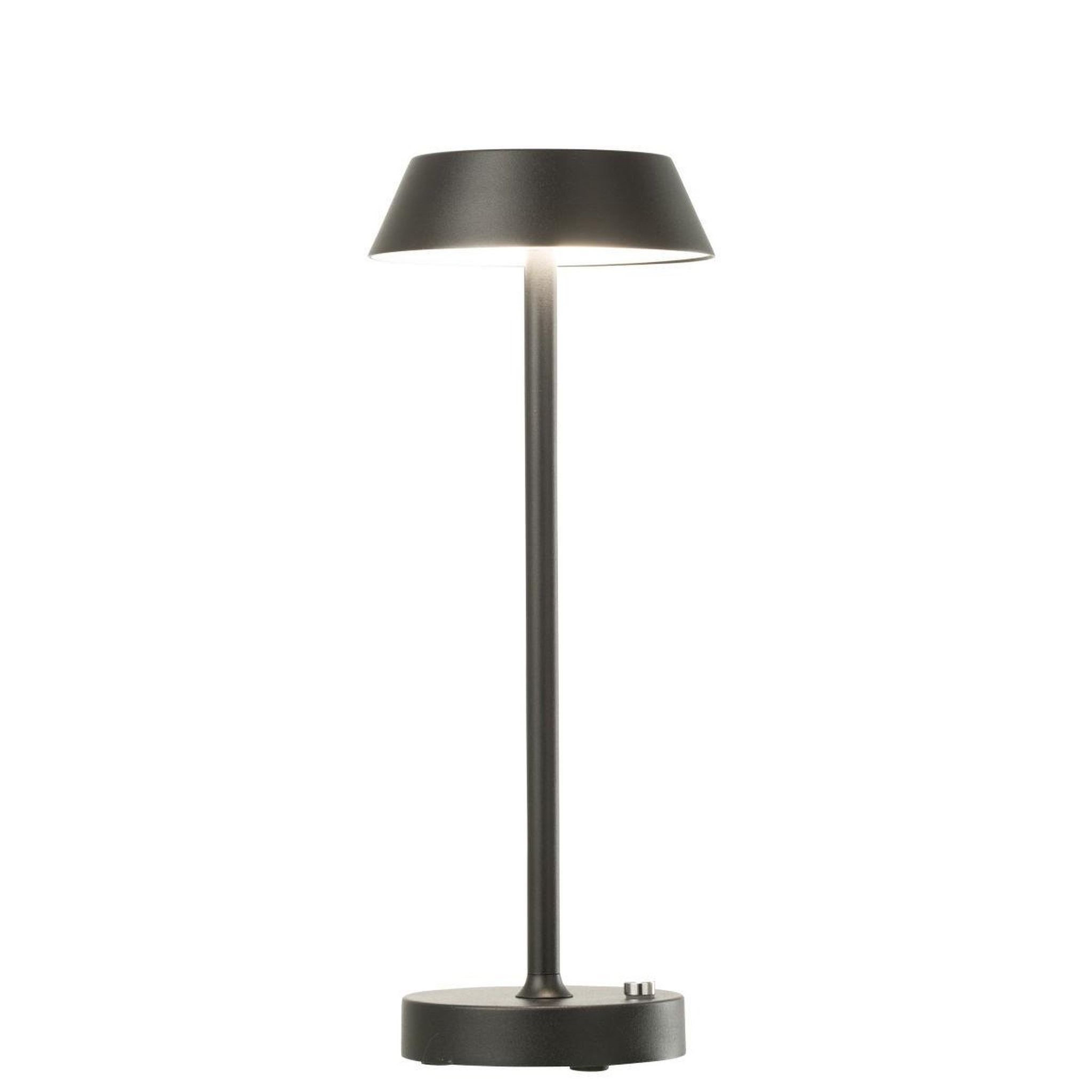 Voir la diapositive 2 : J-LINE Lampe à poser à led  noé  31cm noir