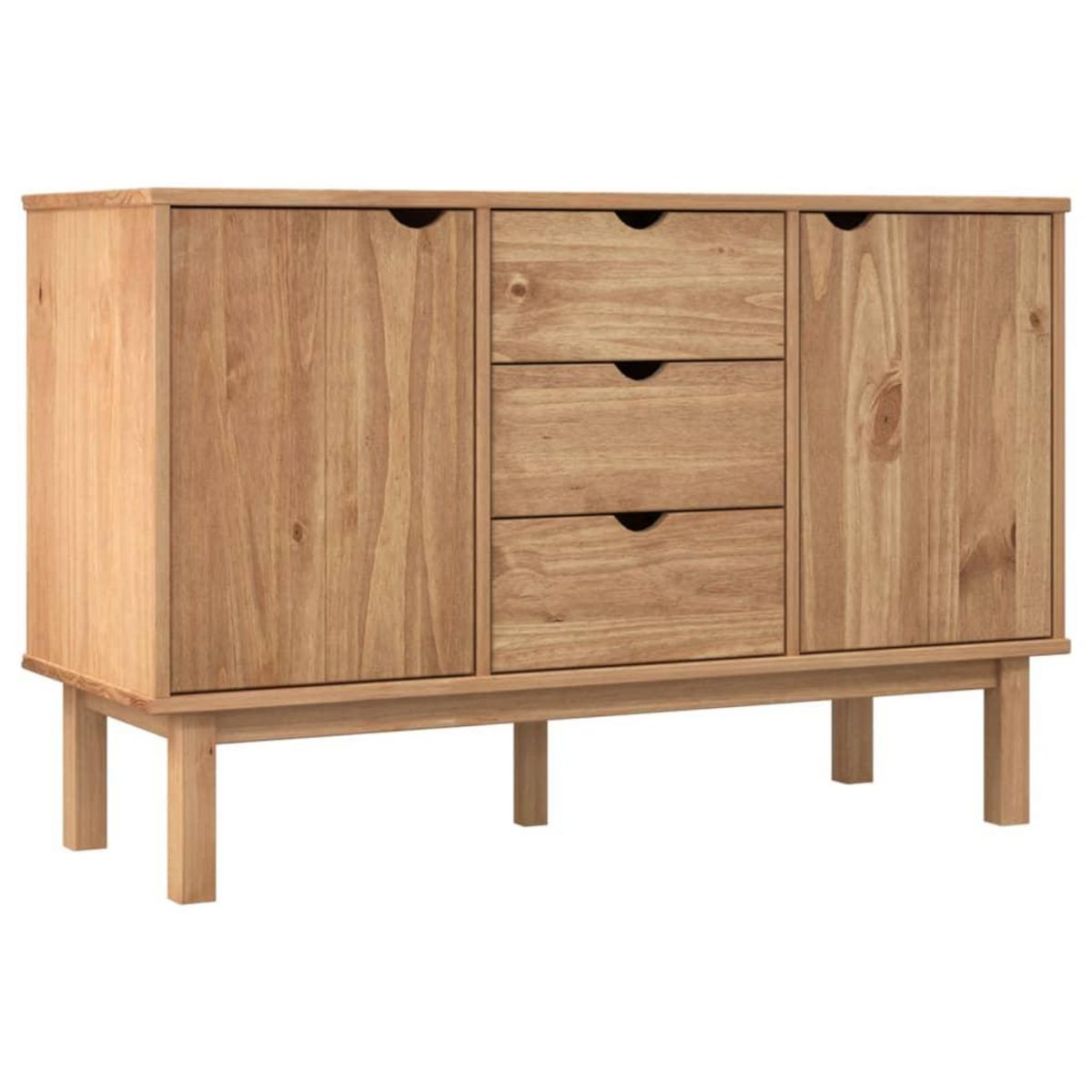 VIDAXL Buffet OTTA 113,5x43x73 cm Bois massif de pin
