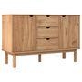 Voir la diapositive 2 : VIDAXL Buffet OTTA 113,5x43x73 cm Bois massif de pin