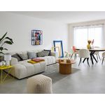 LISA DESIGN Ray - canapé d'angle gauche - 4 places - en tissu texturé. Coloris disponibles : Orange, Vert, Beige, Gris, Bleu