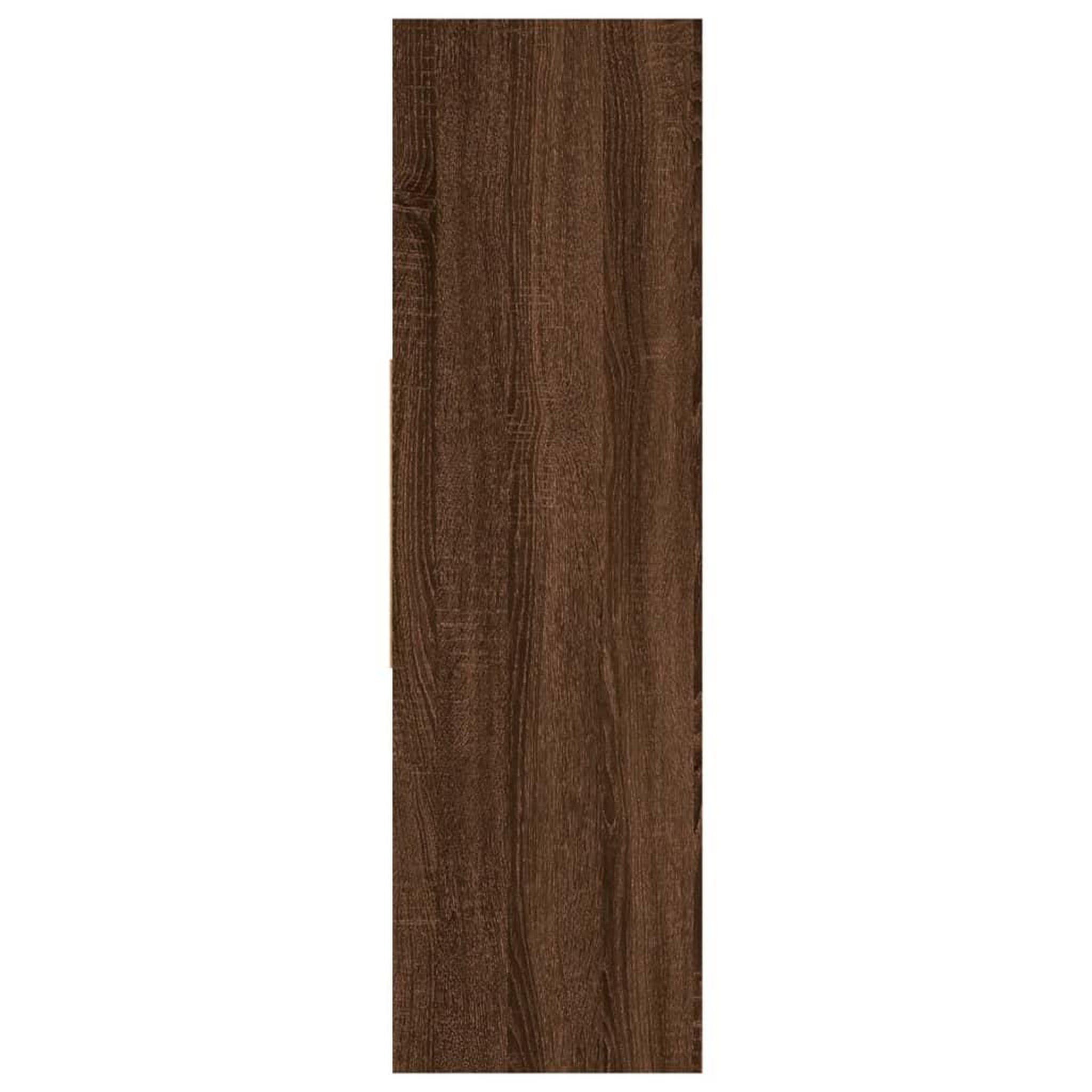 Voir la diapositive 5 : VIDAXL Bibliotheque Chene marron 97,5x29,5x100 cm Bois d'ingenierie