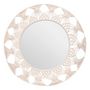 Voir la diapositive 1 : ATMOSPHERA Miroir Mural Design  Palm Cocktail  56cm Beige Lin