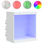 Voir la diapositive 2 : VIDAXL Buffet avec lumieres LED blanc 60,5x37x67 cm