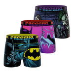 FREEGUN Lot de 3  boxers enfant DC Comics. Coloris disponibles : Violet