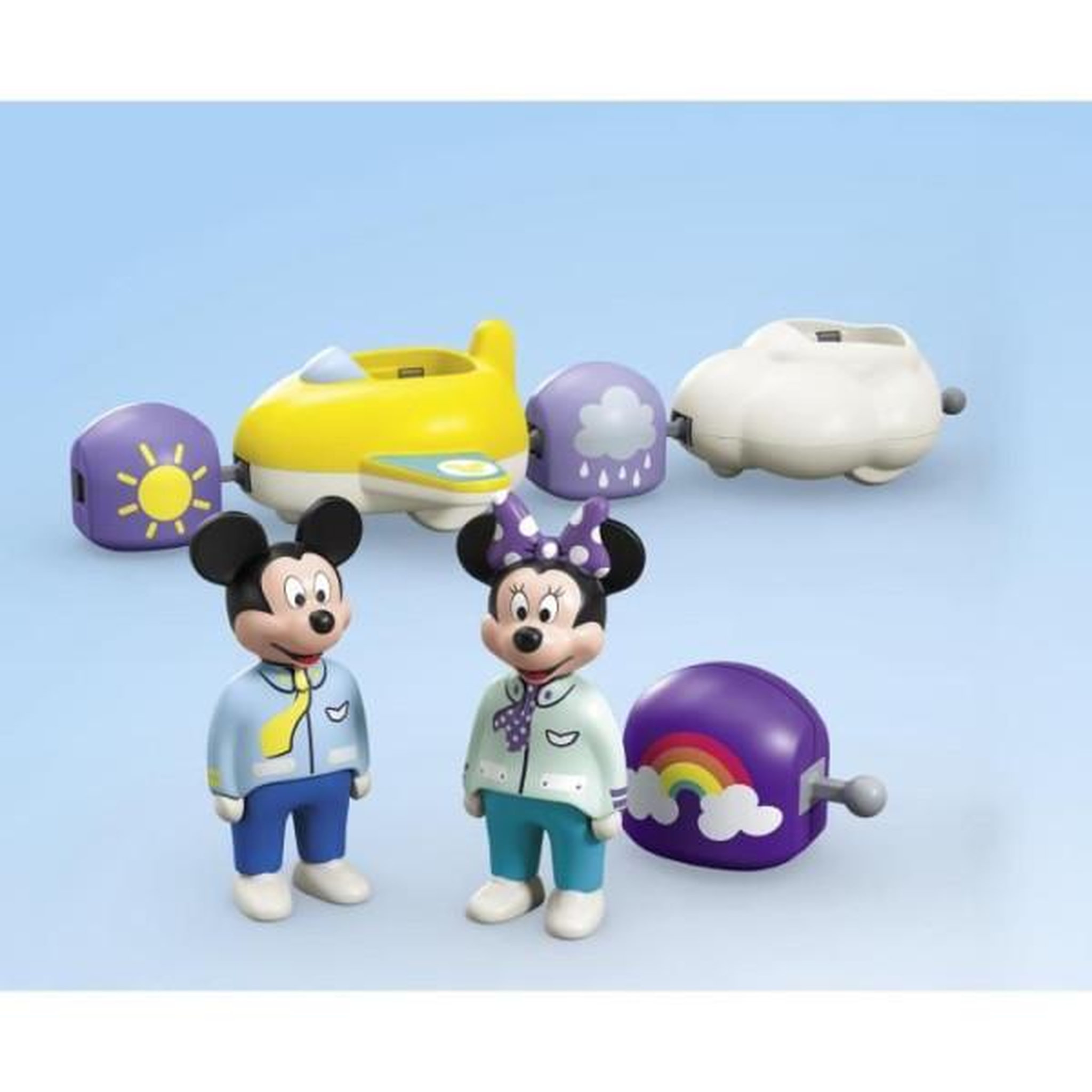 Voir la diapositive 4 : PLAYMOBIL PLAYMOBIL Junior 71697 Train des nuages de Mickey et Minnie, Junior & Disney, Comprend Minnie, Mickey, Des 12 mois