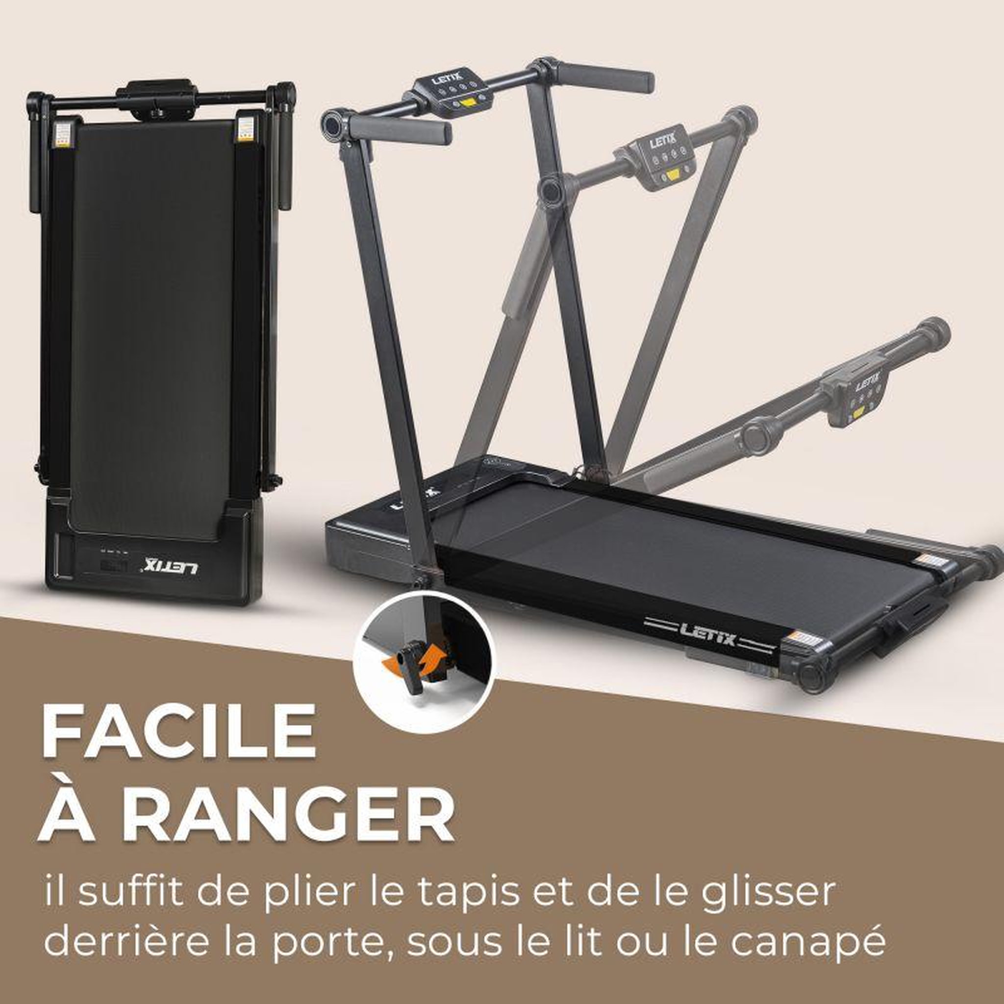 Voir la diapositive 3 : SPARRAW Tapis de course Pliable Pro - 12 KM/H- 1500W -12 programmes