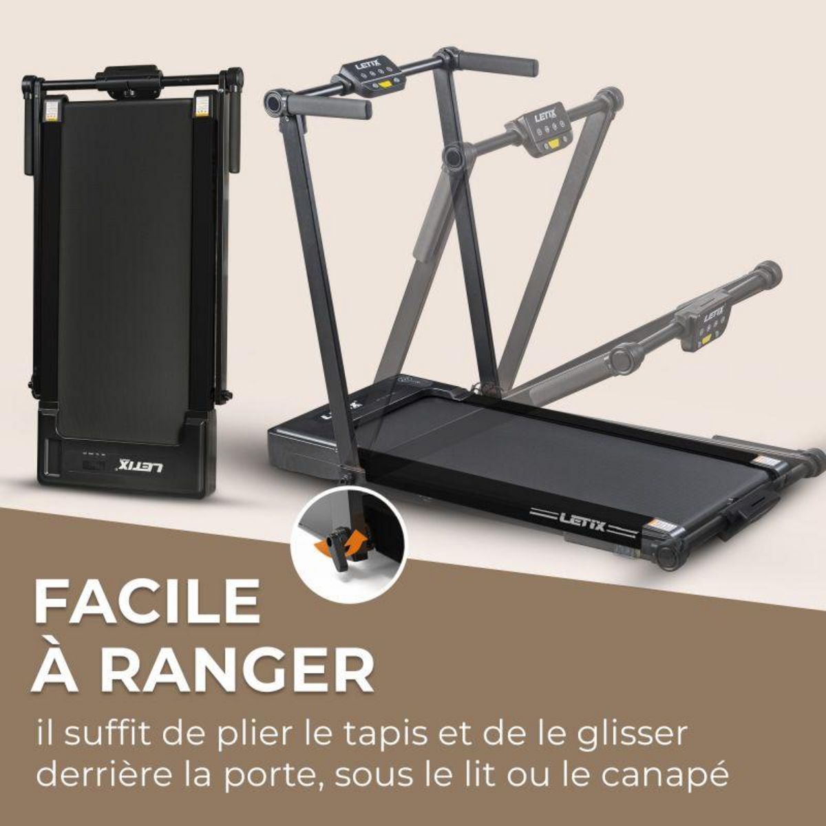 SPARRAW Tapis de course Pliable Pro - 12 KM/H- 1500W -12 programmes