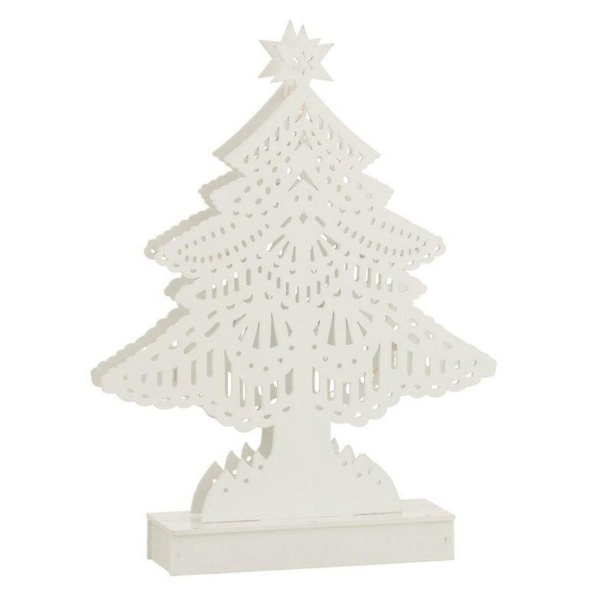 Paris Prix Sapin de Noël Led Déco  Christmas  25cm Blanc