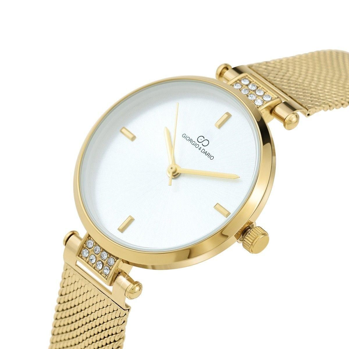 SC BOHEME Montre Ysée élégante ornée de Cristaux scintillants par SC Bohème